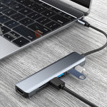 7合1 HDMI+SD/TF+USB2.0x2+USB3.0+PD轉Type-C集線器擴充座，7合1擴充座