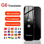 G6 便攜即時語音翻譯多語言翻譯器 語音翻譯個人旅行助理，G6 灰色，G6 黑色