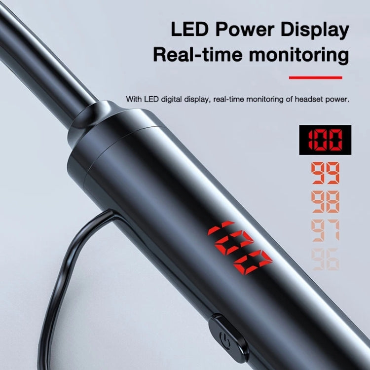 960 頸掛式磁吸立體聲耳機，帶 LED 顯示，支援 TF 卡