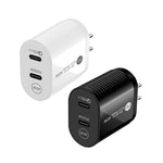 40W 雙埠 PD / Type-C 快速充電器，適用 iPhone / iPad 系列，美國插頭，美國插頭