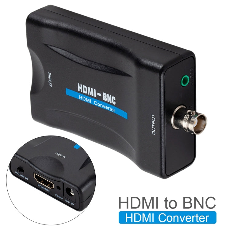 HDMI轉BNC複合視頻轉換器，HDMI轉BNC