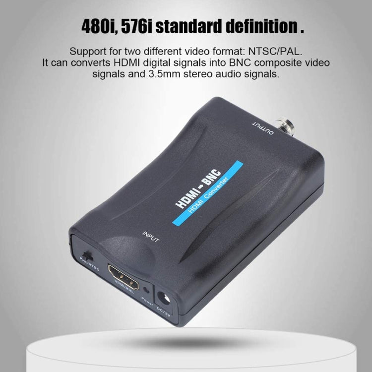 HDMI轉BNC複合視頻轉換器，HDMI轉BNC