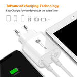 40W 雙口 PD / Type-C 快充充電器，附 Type-C 轉 Type-C 數據線，美規插頭，美規插頭 + Type-C 轉 Type-C 線