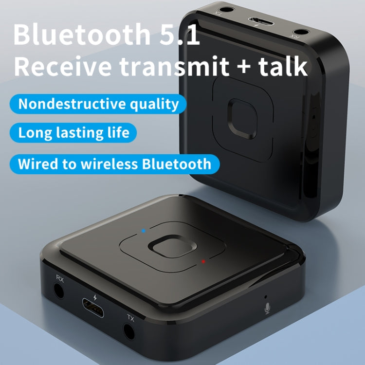 BT-22 5.1 藍牙接收器與發射器 2 合 1，支援語音通話，BT-22