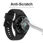 適用於 Samsung Galaxy Watch4 Classic 46mm ENKAY Hat-Prince 水晶螢幕保護貼 防刮手錶貼膜，1 片裝，2 片裝