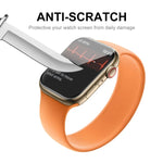 ENKAY Hat-Prince 機殼友好型 3D 全螢幕 PET 曲面熱彎高清保護膜，適用於 Apple Watch Series 9 / 8 / 7 45mm，1 片裝 適用於 Apple Watch Series 7 45mm，2 片裝 適用於 Apple Watch Series 7 45mm，5 片裝 適用於 Apple Watch Series 7 45mm