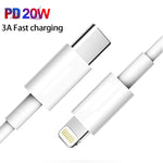 PD20W USB-C / Type-C 轉 8 Pin PD 快充同步數據線，適用 iPhone 13 / 12 系列，1米，1.5米，2米