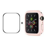 ENKAY Hat-Prince PC 框架 + 全覆蓋 PMMA 高清螢幕保護膜，適用於 Apple Watch Series 7 45mm