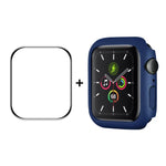 ENKAY Hat-Prince PC 框架 + 全覆蓋 PMMA 高清螢幕保護膜，適用於 Apple Watch Series 7 45mm