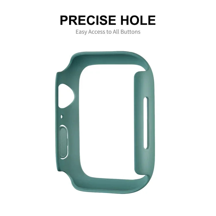 ENKAY Hat-Prince PC 框架 + 全覆蓋 PMMA 高清螢幕保護膜，適用於 Apple Watch Series 7 45mm