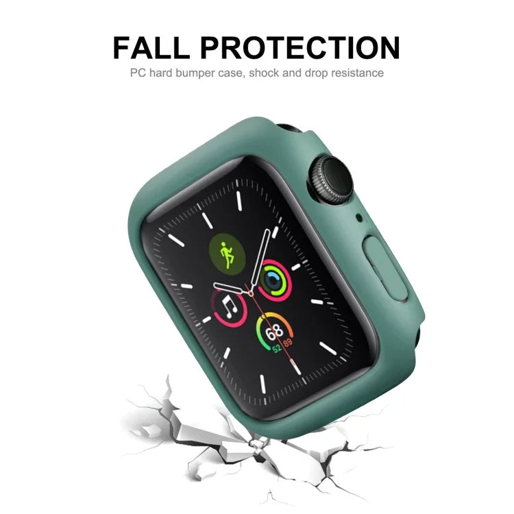 ENKAY Hat-Prince PC 框架 + 全覆蓋 PMMA 高清螢幕保護膜，適用於 Apple Watch Series 7 45mm