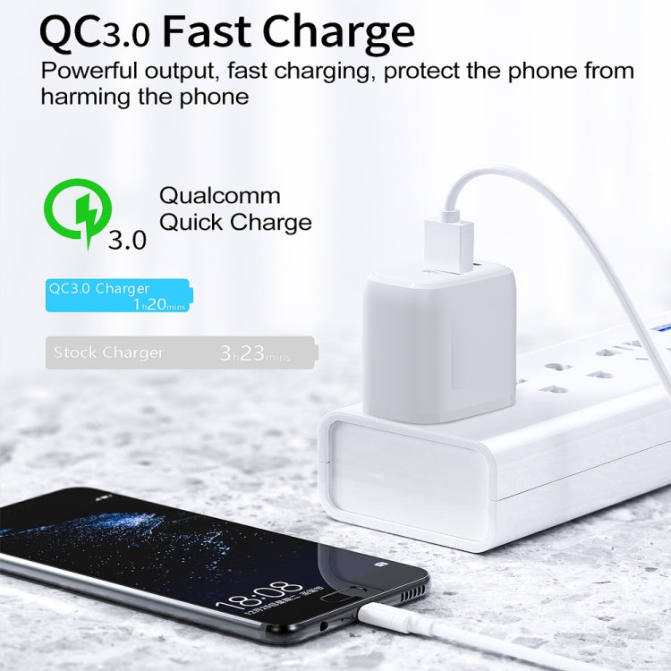 CS-20W 迷你便攜 PD3.0 + QC3.0 雙埠快充充電器，附 3A USB 轉 Type-C 數據線，充電器 + USB 轉 Type-C 線