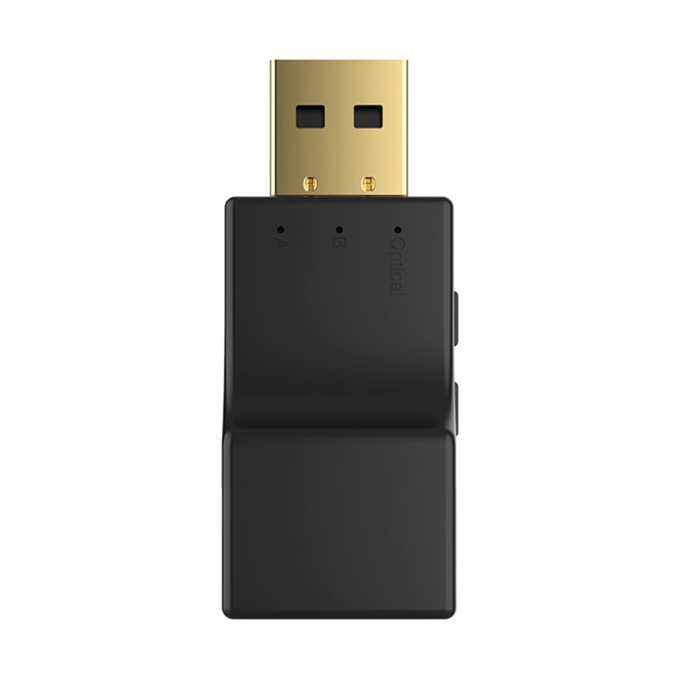 SW03 2 合 1 藍牙 5.0 音頻發射器 USB + SPDIF 低延遲光纖無線適配器，適用於電視、電腦