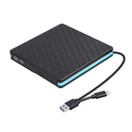 通用光碟機 Type-C USB 3.0 外接 DVD/CD/VCD 燒錄機 RW SVCD 光碟機播放器，通用光碟機