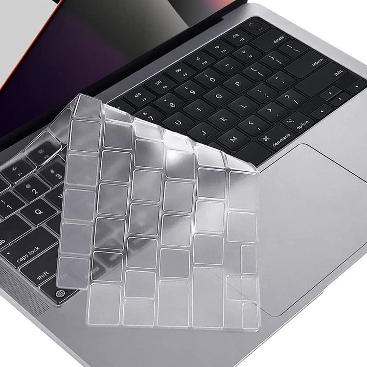 ENKAY 超薄軟TPU筆記型電腦鍵盤保護膜，適用於MacBook Air 13.6 2022/2024 A2681 (M2) / A3113 (M3)，版本：美規版、美規版、歐規版