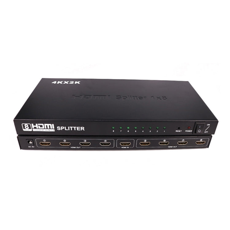 1 x 8 4K x 2K 3840*2160/30HZ HDMI分配器，1 x 8 4K x 2K
