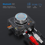 C39 藍牙 5.0 接收器 RCA 轉 3.5mm 無線音頻轉換器 支援 TF 卡, C39