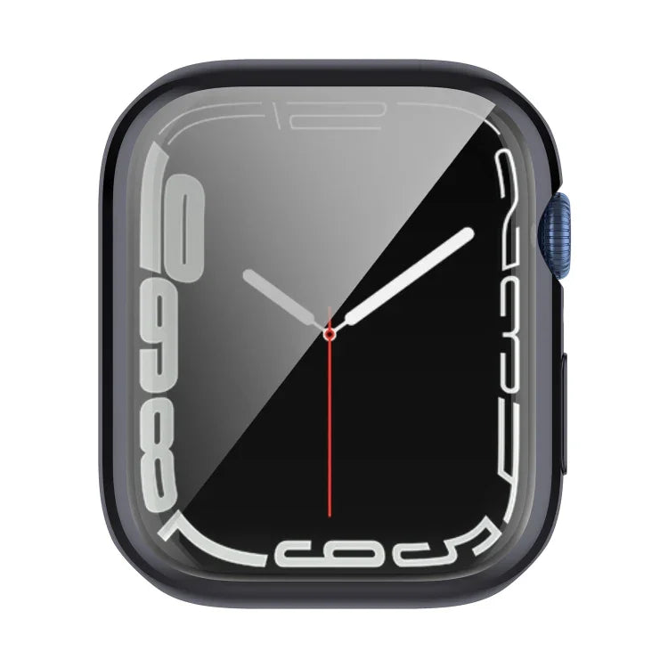 防震 TPU 全包覆保護殼附保護膜，適用於 Apple Watch Series 9 / 8 / 7 45mm，適用於 Apple Watch Series 9 / 8 / 7 41mm
