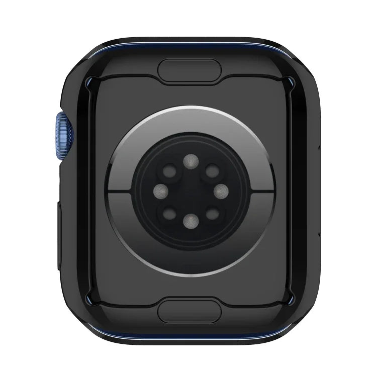 防震 TPU 全包覆保護殼附保護膜，適用於 Apple Watch Series 9 / 8 / 7 45mm，適用於 Apple Watch Series 9 / 8 / 7 41mm