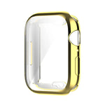 防震 TPU 全包覆保護殼附保護膜，適用於 Apple Watch Series 9 / 8 / 7 45mm，適用於 Apple Watch Series 9 / 8 / 7 41mm