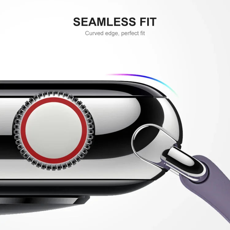 ENKAY Hat-Prince 3D 曲面邊緣全覆蓋全鋼化玻璃高清螢幕保護膜，適用於 Apple Watch Series 9 / 8 / 7 41mm，1 片裝，2 片裝，5 片裝，10 片裝