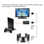 PS2 轉 HDMI 視頻轉換器，帶 3.5mm 輸出