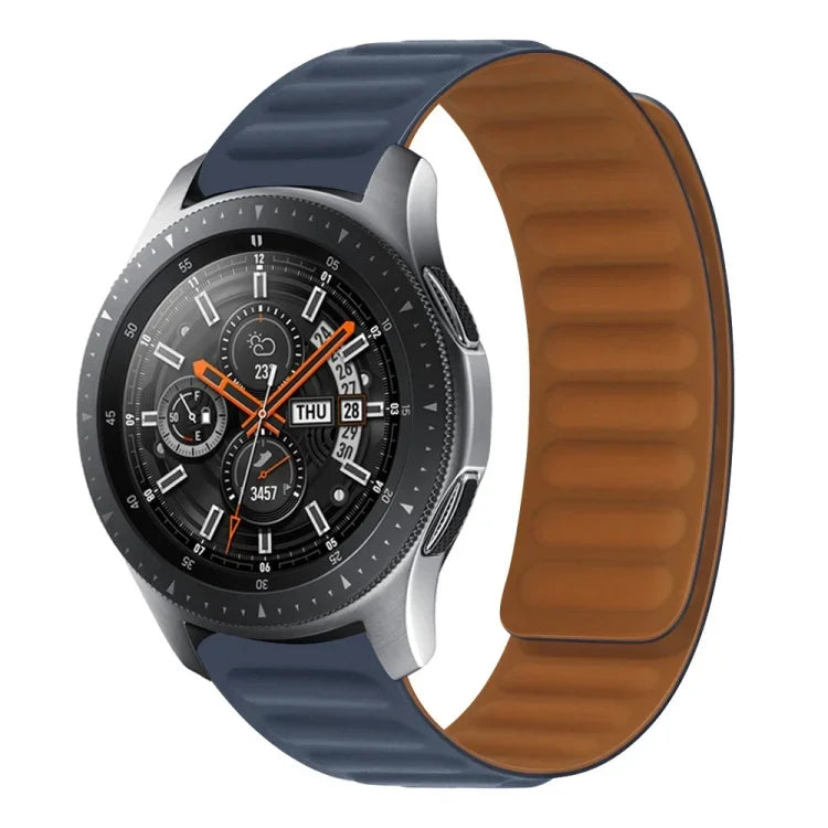 適用於 Samsung Galaxy Gear S3 矽膠磁吸錶帶，適用於 Samsung Galaxy Gear S3