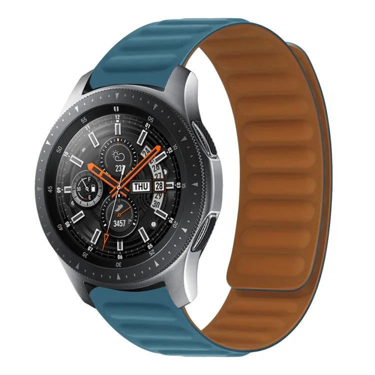 適用於 Samsung Galaxy Gear S3 矽膠磁吸錶帶，適用於 Samsung Galaxy Gear S3