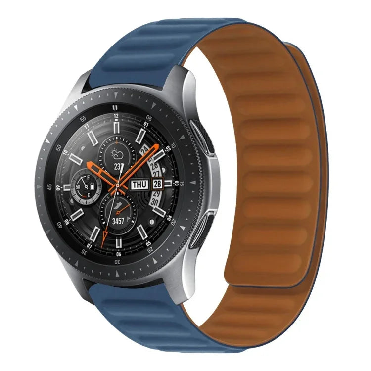 適用於 Samsung Galaxy Gear S3 矽膠磁吸錶帶，適用於 Samsung Galaxy Gear S3