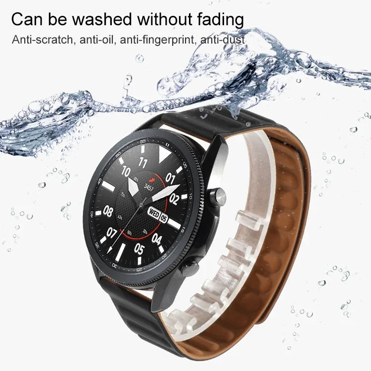 三星 Galaxy Gear 2 R380 矽膠磁吸錶帶