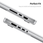 ENKAY Hat-Prince 矽膠防塵塞，適用於MacBook Air 13.6 2022/2024 A2681 (M2) / A3113 (M3)