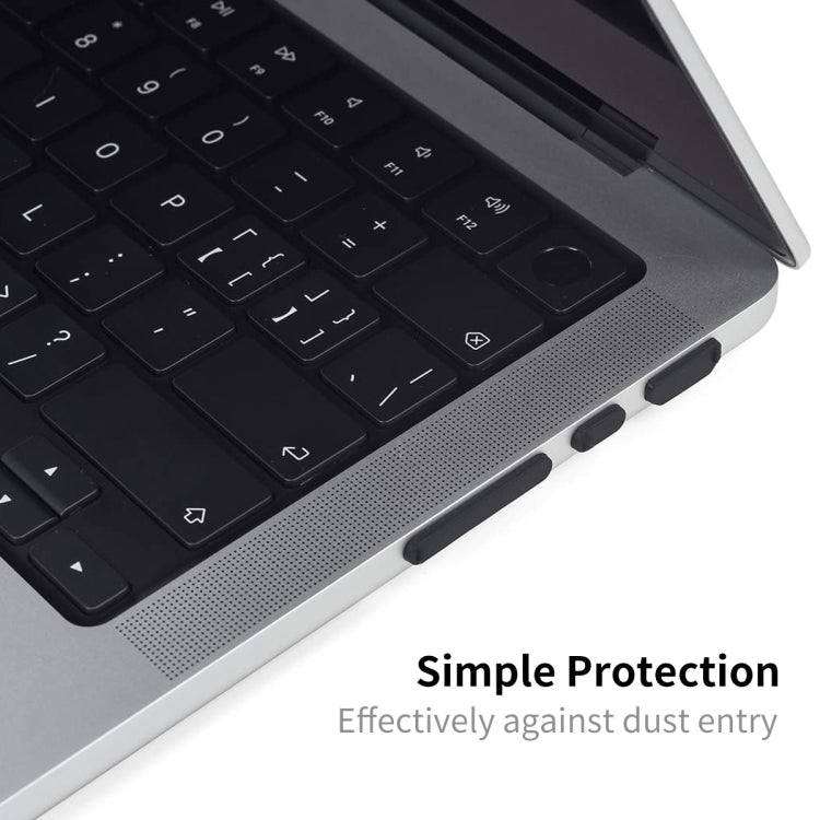 ENKAY Hat-Prince 矽膠防塵塞，適用於MacBook Air 13.6 2022/2024 A2681 (M2) / A3113 (M3)