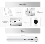 K-SKIN便攜充電式陶瓷直髮捲髮器，無線可調溫快速加熱造型工具