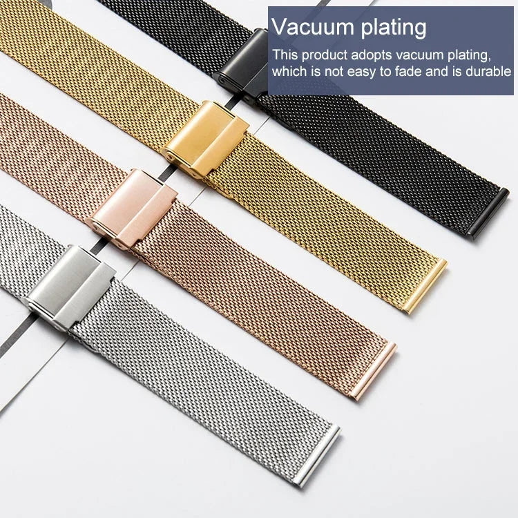 米蘭金屬錶帶，適用於 Apple Watch 系列，7 41mm / 6&SE&5&4 40mm / 3&2&1 38mm，7 45mm / 6&SE&5&4 44mm / 3&2&1 42mm