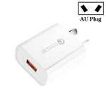 CA-25 QC3.0 USB 3A 手機快速充電器，澳規插頭，澳規插頭