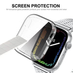 適用於 Apple Watch Series 9 / 8 / 7 41mm ENKAY Hat-Prince 透明 TPU 保護殼，適用於 Apple Watch Series 9 / 8 / 7 41mm，適用於 Apple Watch Series 8 / 7 45mm