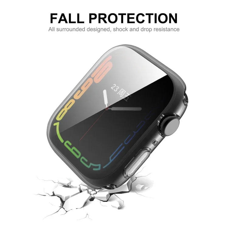 適用於 Apple Watch Series 9 / 8 / 7 41mm ENKAY Hat-Prince 透明 TPU 保護殼，適用於 Apple Watch Series 9 / 8 / 7 41mm，適用於 Apple Watch Series 8 / 7 45mm
