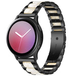 Metal Three Beads + Resin Strap, For Huawei Watch GT 3 46mm / GT Runner, For Huawei Watch GT 3 42mm / Watch GT 2 42mm