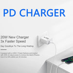 AU-20W PD USB-C / Type-C 旅行充電器，附 Type-C 對 Type-C 數據線，澳洲插頭，澳洲插頭 + 1米 PD 線，澳洲插頭 + 2米 PD 線