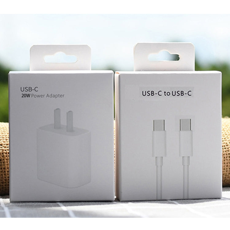 AU-20W PD USB-C / Type-C 旅行充電器，附 Type-C 對 Type-C 數據線，澳洲插頭，澳洲插頭 + 1米 PD 線，澳洲插頭 + 2米 PD 線