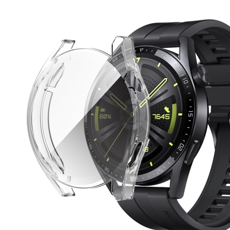 Fully Surrounded TPU Case with Protective Film, For Huawei Watch GT 3 46mm, For Huawei Watch GT 3 42mm