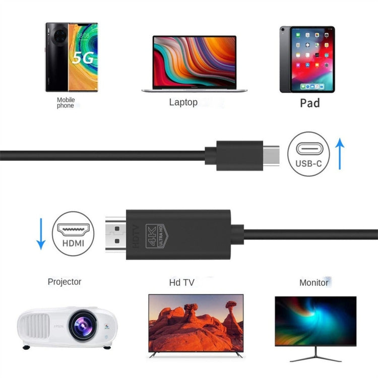 OT-UC503 4K USB Type C 公頭轉 HDMI 公頭螢幕線