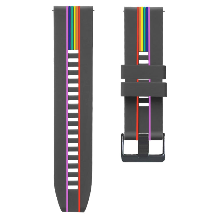 Rainbow Silicone Watchband, For Honor Watch Dream