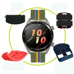 Rainbow Silicone Watchband, For Honor Watch Dream