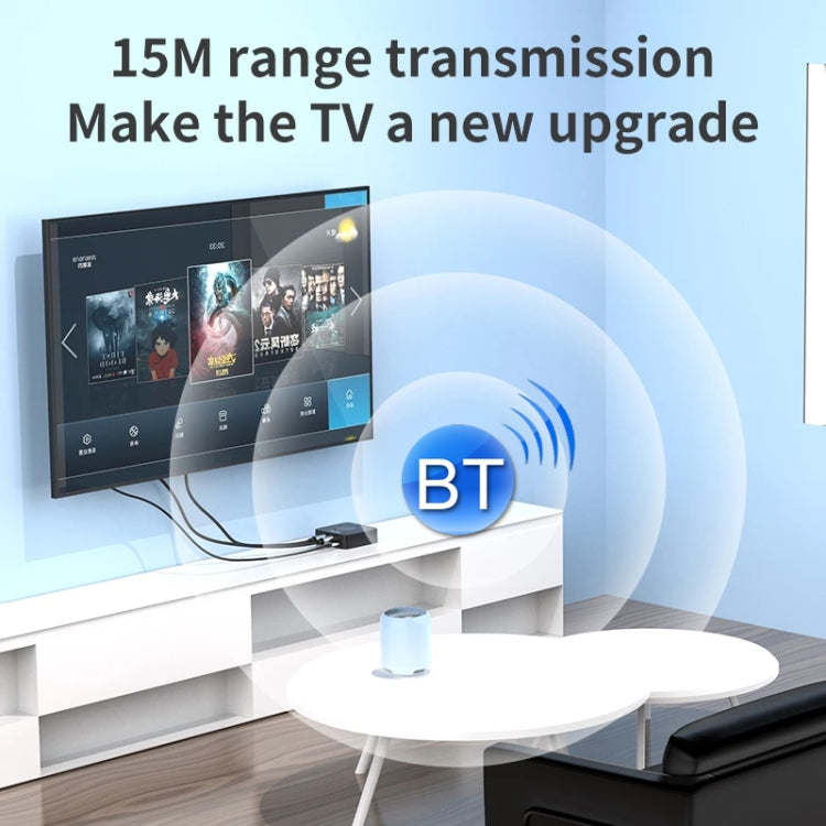 BT-21 NFC 藍牙 5.0 接收器與發射器 RCA 3.5mm AUX 音頻轉接器, BT-21