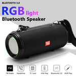 T&G TG537 RGB 燈便攜防水藍牙喇叭，支援 FM/TF 卡