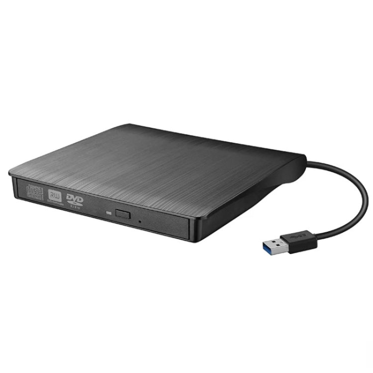 USB 3.0 拉絲外接式CD/DVD-RW光碟機播放器，ECD819