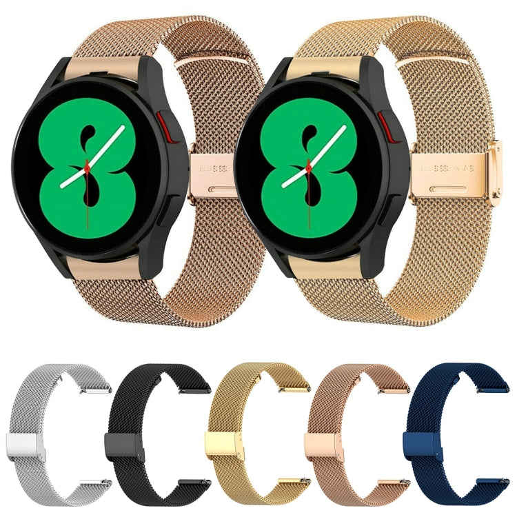米蘭金屬鋼網一扣錶帶，適用於Samsung Galaxy Gear S3，適用於Samsung Galaxy Gear 2 R380，適用於Samsung Galaxy Gear2 Neo R381，適用於Samsung Galaxy Live SM-R382