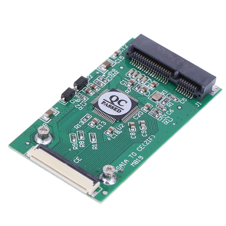Mini PCI-E SATA mSATA SSD轉40針1.8吋ZIF CE SSD轉換卡
