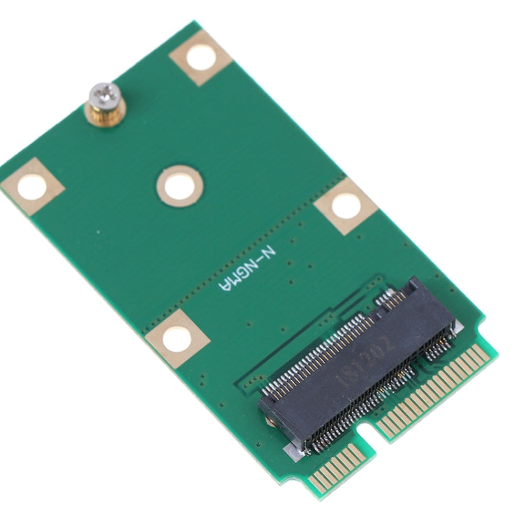 Mini PCI-E M.2 NGFF 30mm 42mm SSD轉52針mSATA轉接卡